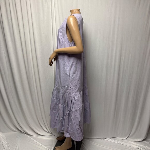 The Drop Ilana Maxi Dress Womens Medium Lavender Loose Sleeveless Wide-Hem NEW - Picture 5 of 9